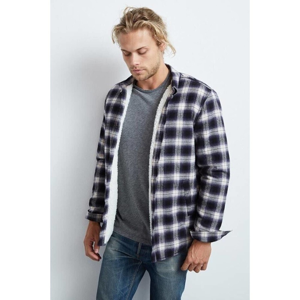COPY - velvet by graham & spencer Men's Winter Shirt Jacket Gray Size M